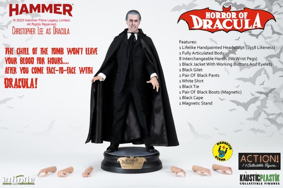 Horror of Dracula Count Dracula 1/6 Scale Figure - Click Image to Close