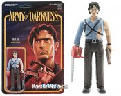 Evil Dead Army of Darkness Hero Ash with Chainsaw Hand 3 3/4-Inch ReAction Figure