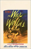 War of the Worlds 1953 Window Card Poster Reproduction