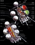 Moonlander 1/350 Scale Model Kit Both Crew or Cargo Version