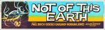 Not of this Earth (1957) 36" x 10" Theater Banner Poster
