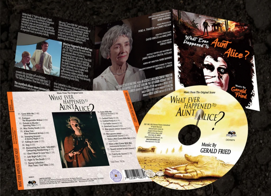 What Ever Happened to Aunt Alice? Soundtrack CD Gerald Fried - Click Image to Close