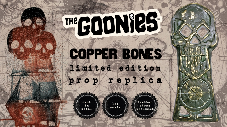 Goonies Copper Bones Skeleton Key Metal Prop Replica LIMITED EDITION - Click Image to Close