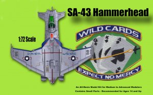 Space: Above & Beyond SA-43 Hammerhead Fighter Model Kit