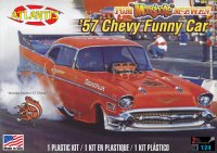 Tom Mongoose McEwen '57 Chevy Funny Car 1/24 Scale Model Kit by Atlantis