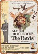 Alfred Hitchcock The Birds 1963 10" x 14" Metal Sign