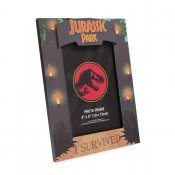 Jurassic Park I Survived Gate 4" x 6" 3D Photo Frame