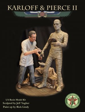 Karloff/Pierce II 1/6 Scale Model Kit with Diorama Base
