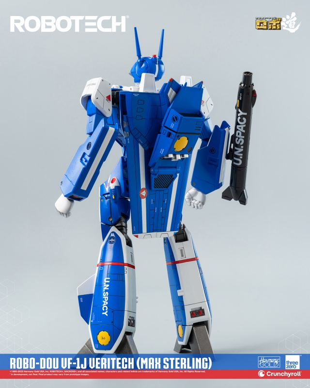 Macross Robotech VF-1J Veritech (Max Sterling) Robo-Dou Transforming Figure by ThreeZero - Click Image to Close