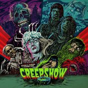 Creepshow 1982 Soundtrack Vinyl LP John Harrison "Meteor Green & Blood Red" Swirl Colored Vinyl