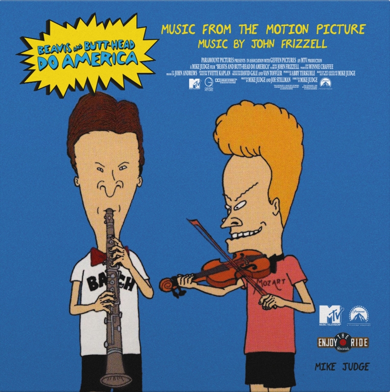 Beavis and Butt-head Do America Soundtrack Vinyl LP John Frizzell - Click Image to Close