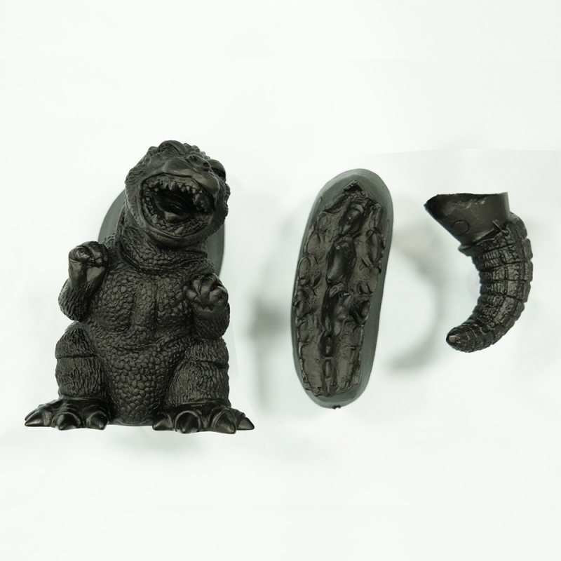 Godzilla Vs. Biollante 1989 Mame Godzilla Soft Vinyl Model Kit by Kaiyodo - Click Image to Close