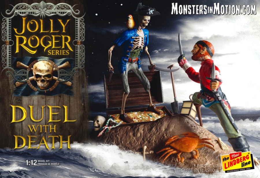 Jolly Roger Series Duel With Death Model Kit by Lindberg - Click Image to Close