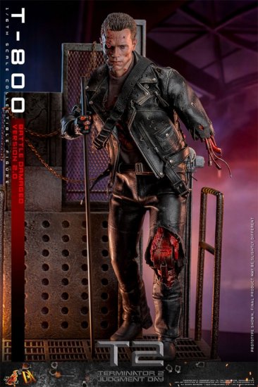Terminator 2 Judgment Day T-800 バストフィギュア Hot Toys Brings Judgement Day with New T-800 Terminator Figure