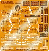 Battlestar Galactica 2003 Pegasus Model Exterior Detail Photoetch for Moebius