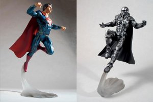Superman Man Of Steel Superman And Zod 1/6 Scale Statue Set