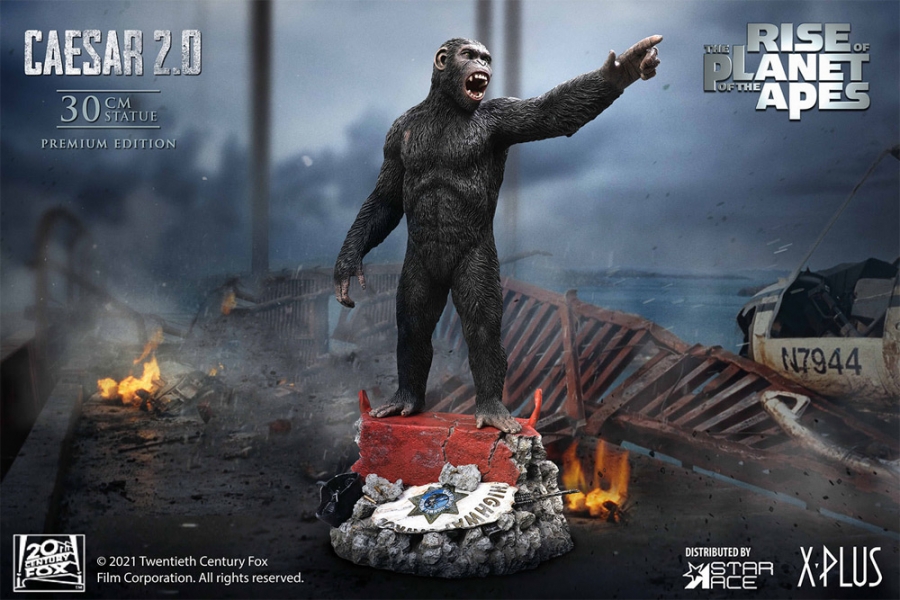 Planet of the Apes Caesar 2.0 Deluxe Premium Edition Statue - Click Image to Close