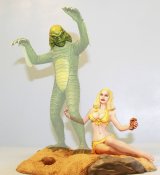 Creature From The Black Lagoon Aurora or Monogram Creature with Girl Conversion Model Kit