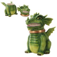 Green Dragon Cookie Jar