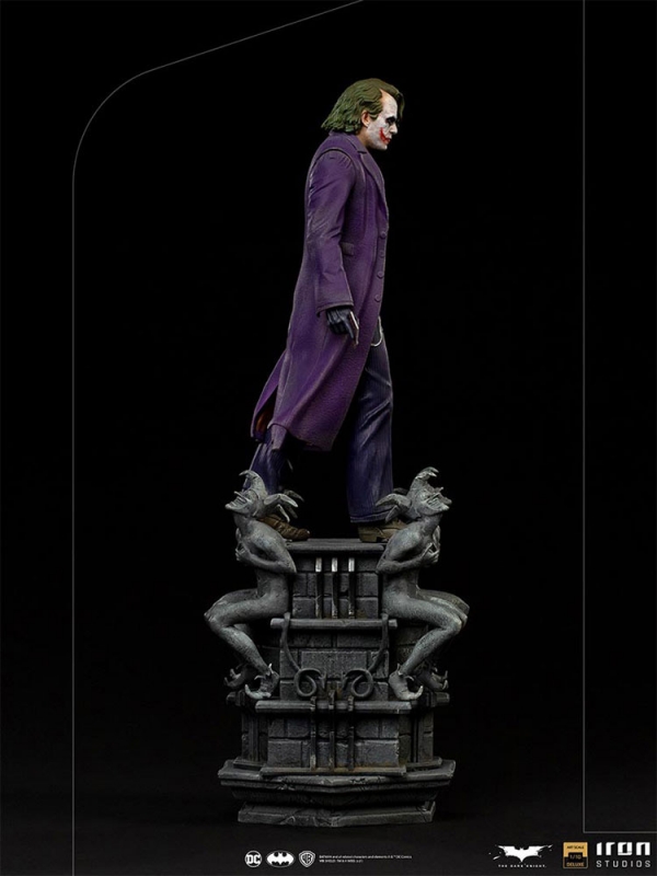Batman Joker Heith Ledger 1/10 Scale Statue by Iron Studios - Click Image to Close