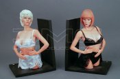 Seka as Jane Smith and Molly Flame Bookend Statues