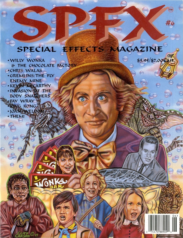 SPFX Special Effects Magazine Volume 6 Ted Bohus Willy Wonka - Click Image to Close