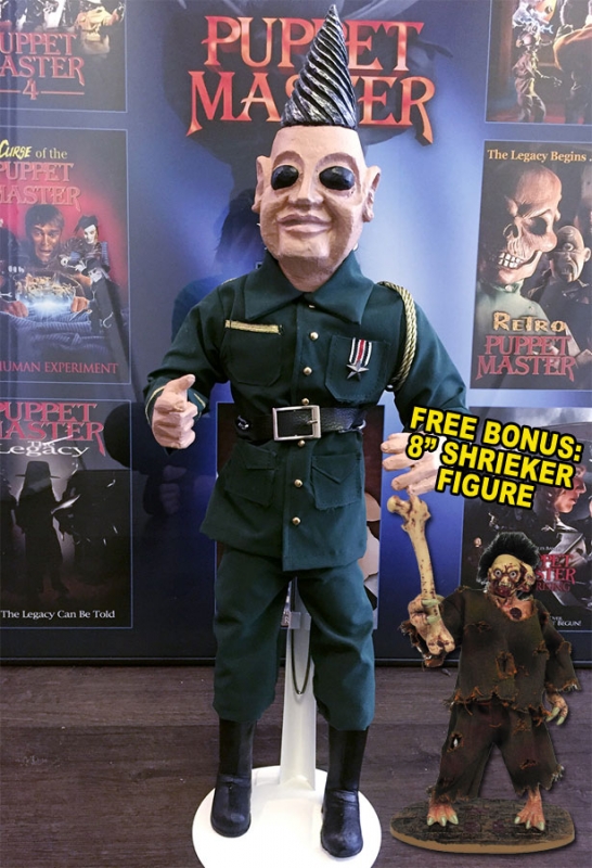 Puppet Master Tunneler Life Size Prop Replica with Bonus Figure - Click Image to Close