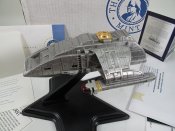 Star Trek Runabout Rio Grand Large Pewter Replica by Franklin Mint