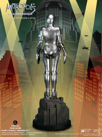 Metropolis Maschinenmensch (Silver Color Edition) 1/4 Scale