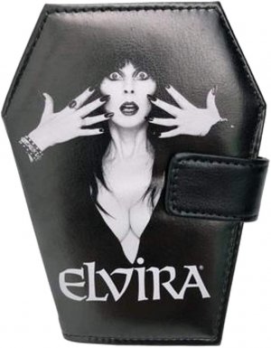 Elvira Mistress of The Dark Official Coffin Wallet Classic Logo