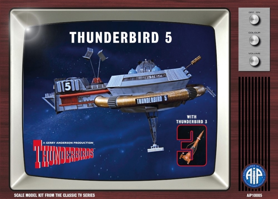 Thunderbirds Thunderbird 5 with 3 Model Kit - Click Image to Close