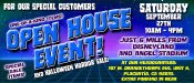 Open House Event Saturday September 27th