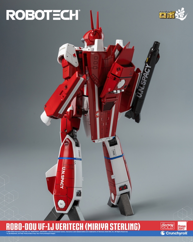 Macross Robotech VF-1J Veritech (Miriya Sterling) Robo-Dou Transforming Figure by ThreeZero - Click Image to Close