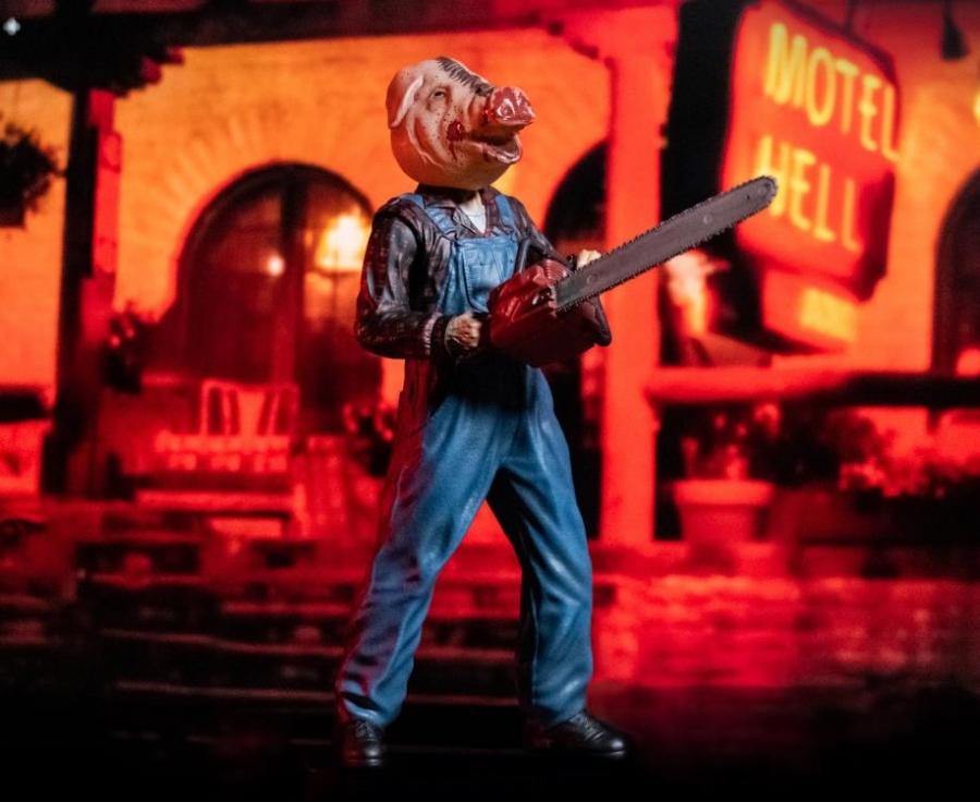 Motel Hell Farmer Vincent Scream Greats 8 Inch Figure - Click Image to Close