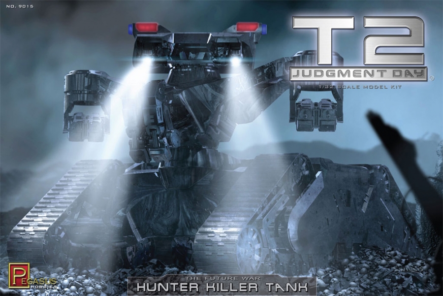 Terminator 2 Hunter Killer Tank 1/32 Scale Model Kit - Click Image to Close