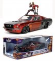 Guardians of the Galaxy Star-Lord 1967 Mustang Shelby GT-500 1/24 Scale Die-Cast Metal Vehicle with Figure