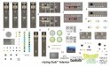 Voyage to the Bottom of the Sea Flying Sub 1/32 Interior Decals