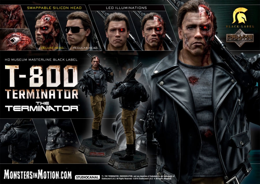 Terminator T-800 Deluxe 1/2 Scale High Definition Museum Masterline Statue - Click Image to Close