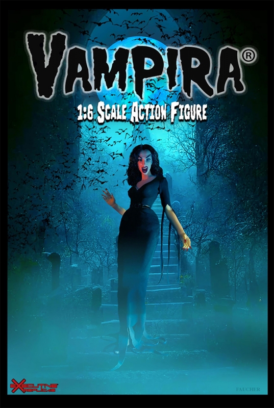 Vampira Color Version 1/6 Scale Figure with Couch - Click Image to Close