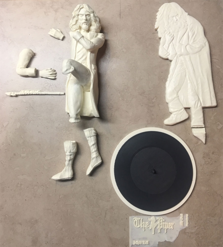 Jethro Tull The Piper II Aqualung 1/7 Scale Figure Model Kit - Click Image to Close