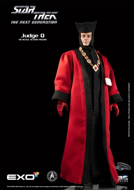 Star Trek The Next Generation Judge Q 1/6 Scale Action Figure - Click Image to Close