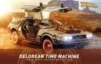 Back to the Future III Delorean Time Machine 1/6 Scale Replica by Hot Toys