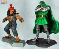 Doom vs Akuma 1:4 Statues