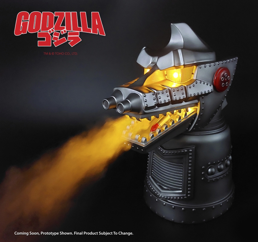 Godzilla Classic Mechagodzilla Tree Topper with Lights, Sound and Water Vapor Feature - Click Image to Close