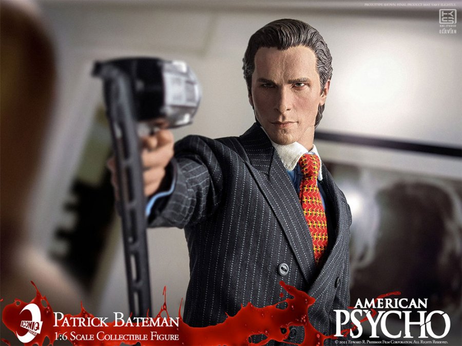 American Psycho 2000 Patrick Bateman Christian Bale 1/6 Scale Figure by Iconiq - Click Image to Close