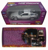 Back to the Future Part 1 DeLorean Time Machine 1/24 Scale Die Cast Replica