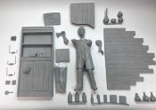 Dr. Jekyll & Mr. Hyde Aurora Box Art Tribute Model Kit #9 Jeff Yagher