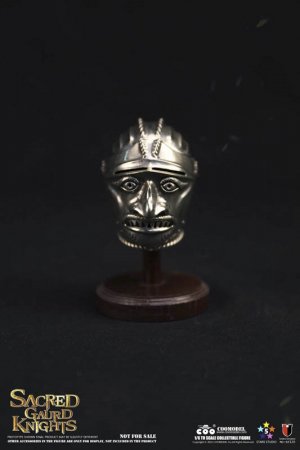 Sacred Guard Knights Face-Shaped Paktong Helmet Coo Model