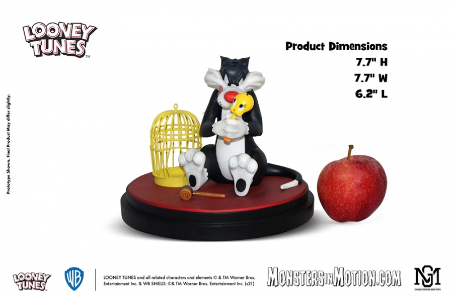 Looney Tunes Sylvester & Tweety 1/6 Scale Collectible Statue - Click Image to Close