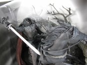 Sleepy Hollow 1999 Headless Horseman MacFarlane Figure Autographed by Todd MacFarlane and Tim Burton